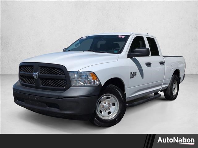 Bright White Clearcoat 2024 RAM 1500 Classic Tradesman Quad Cab RWD Pickup Truck 4X2 8-Speed Automatic