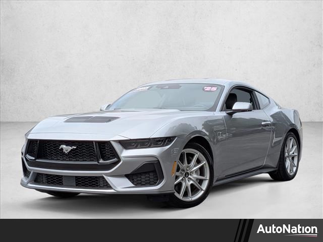 Iconic Silver Metallic 2025 Ford Mustang GT Premium Fastback RWD Coupe Rear-Wheel Drive Automatic