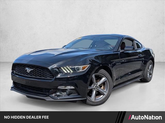 Shadow Black 2016 Ford Mustang Coupe Rear-Wheel Drive 6-Speed Manual