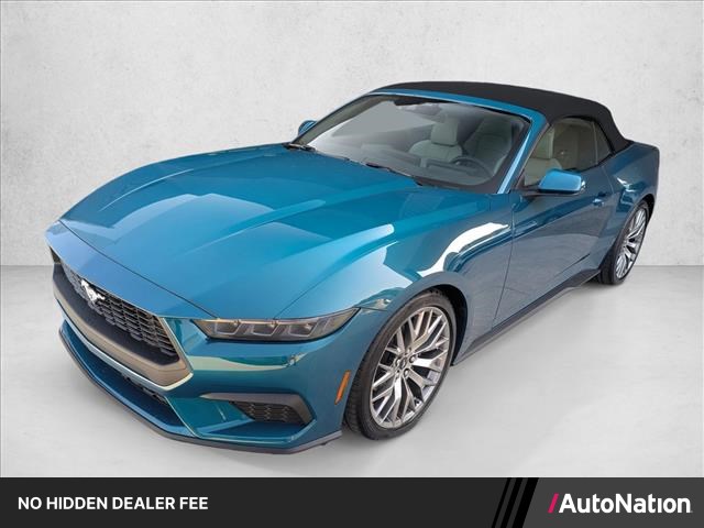 Adriatic Blue Metallic 2026 Ford Mustang Convertible Rear-Wheel Drive Automatic