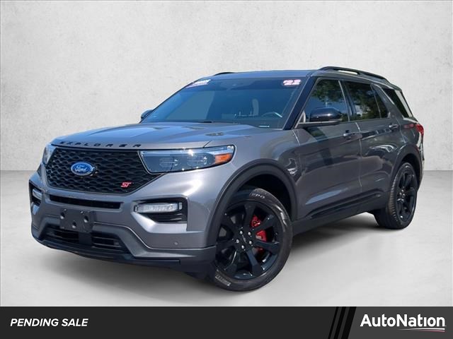 Carbonized Gray Metallic 2022 Ford Explorer ST AWD SUV / Crossover All-Wheel Drive Automatic