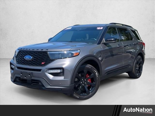 Carbonized Gray Metallic 2022 Ford Explorer ST AWD SUV / Crossover All-Wheel Drive Automatic