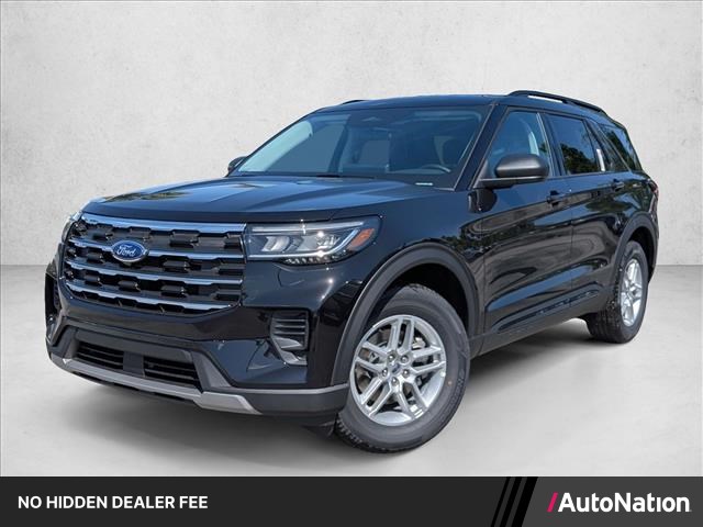 Agate Black Metallic 2026 Ford Explorer SUV / Crossover Rear-Wheel Drive Automatic