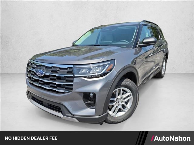 Carbonized Gray Metallic 2026 Ford Explorer SUV / Crossover Rear-Wheel Drive Automatic