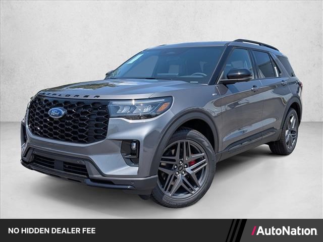 Carbonized Gray Metallic 2026 Ford Explorer SUV / Crossover Rear-Wheel Drive Automatic