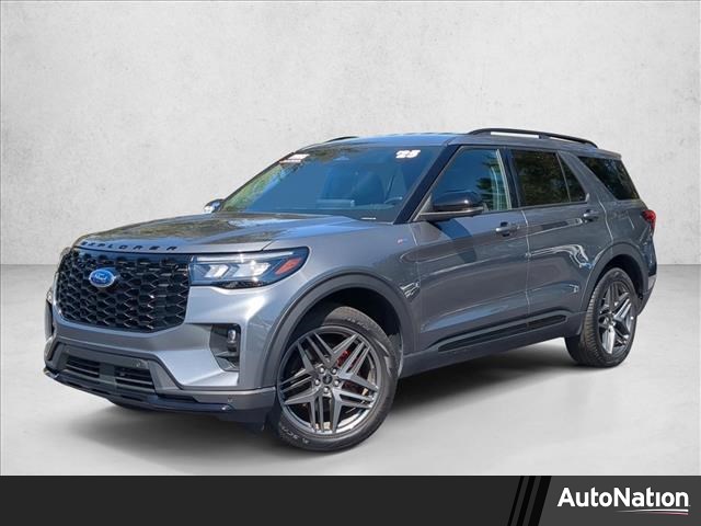 Carbonized Gray Metallic 2025 Ford Explorer ST-Line AWD SUV / Crossover All-Wheel Drive Automatic
