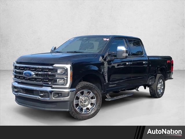 Agate Black Metallic 2024 Ford F-250 Super Duty King Ranch Crew Cab 4WD Pickup Truck Four-Wheel Drive Automatic