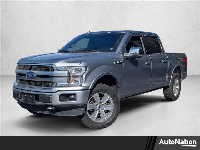 Iconic Silver Metallic 2020 Ford F-150 Platinum SuperCrew 4WD Pickup Truck Four-Wheel Drive Automatic