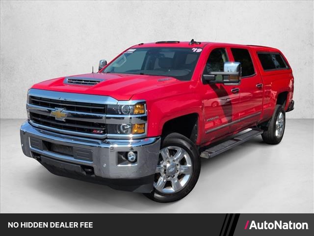 Red Hot 2019 Chevrolet Silverado 2500HD Pickup Truck Four-Wheel Drive 6-Speed Automatic