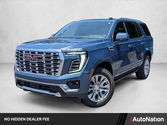 Downpour Metallic 2025 GMC Yukon Denali 4WD SUV / Crossover Four-Wheel Drive Automatic