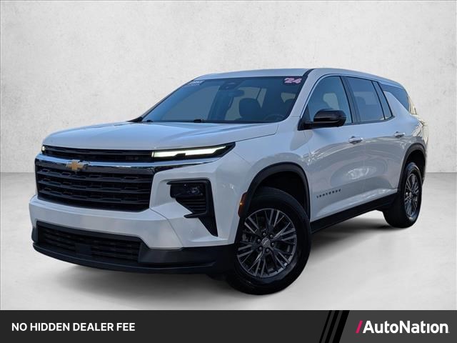 Summit White 2024 Chevrolet Traverse SUV / Crossover Front-Wheel Drive 8-Speed Automatic