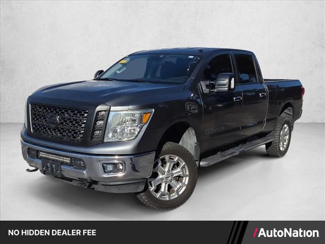 Gray (Gun Metallic) 2017 Nissan Titan Pickup Truck Automatic