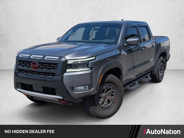 Gray (Gun Metallic) 2025 Nissan Frontier PRO-4X Crew Cab 4WD Pickup Truck Four-Wheel Drive Automatic