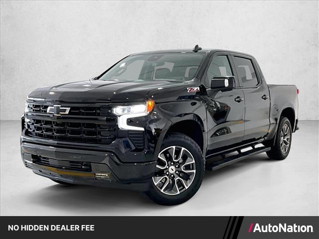 Black 2024 Chevrolet Silverado 1500 Pickup Truck Four-Wheel Drive Automatic
