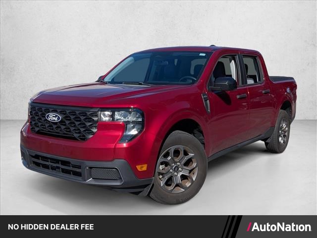 Ruby Red Metallic Tinted Clearcoat 2025 Ford Maverick Pickup Truck All-Wheel Drive 8-Speed Automatic