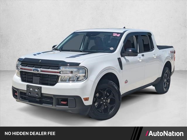Oxford White 2024 Ford Maverick Pickup Truck All-Wheel Drive 8-Speed Automatic