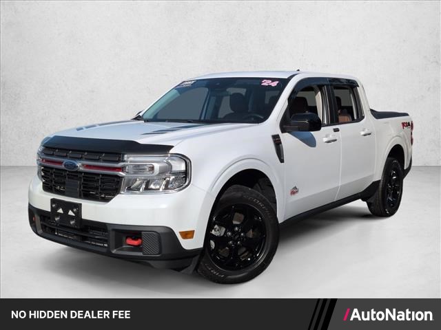 Oxford White 2024 Ford Maverick Pickup Truck All-Wheel Drive 8-Speed Automatic