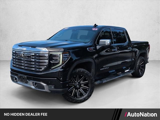 Onyx Black 2022 GMC Sierra 1500 Pickup Truck Four-Wheel Drive Automatic