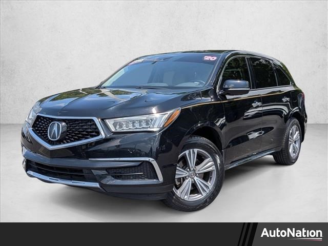 Black 2020 Acura MDX FWD SUV / Crossover Front-Wheel Drive Automatic