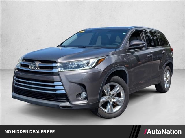 Predawn Gray Mica 2018 Toyota Highlander Limited SUV / Crossover Front-Wheel Drive Automatic