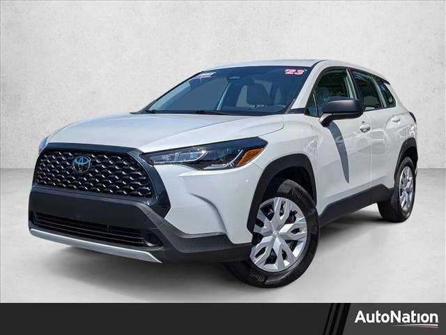 White (Wind Chill Pearl) 2023 Toyota Corolla Cross L FWD SUV / Crossover Front-Wheel Drive Automatic