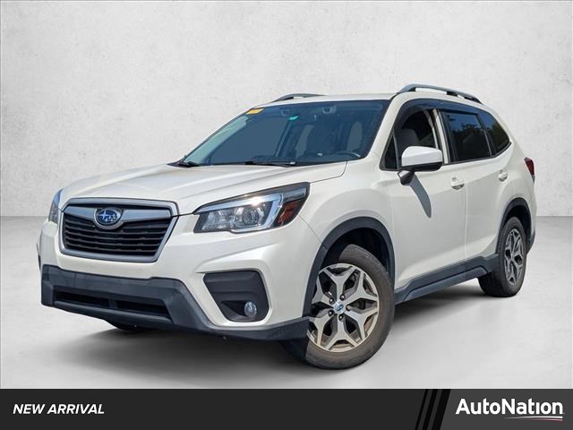 Crystal White Pear 2019 Subaru Forester 2.5i Premium AWD SUV / Crossover All-Wheel Drive Automatic