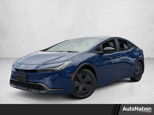 Blue 2025 Toyota Prius LE FWD Hatchback Front-Wheel Drive Automatic