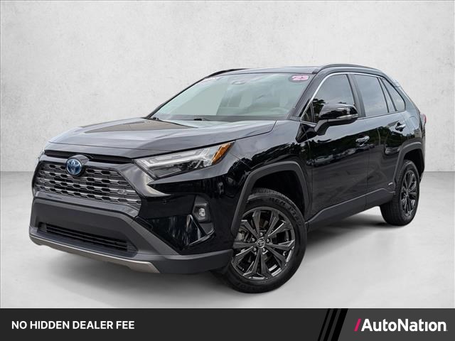 Midnight Black Metallic 2023 Toyota RAV4 Hybrid SUV / Crossover All-Wheel Drive Automatic