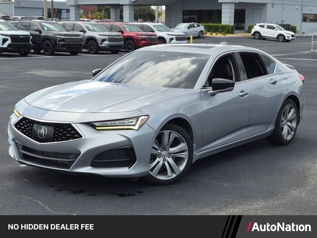 Lunar Silver Metallic 2021 Acura TLX Sedan All-Wheel Drive Automatic