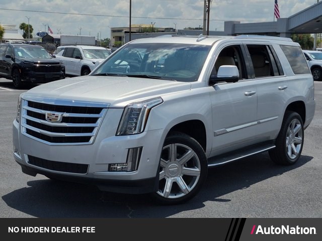 Silver/Gray 2017 Cadillac Escalade SUV / Crossover Rear-Wheel Drive 8-Speed Automatic