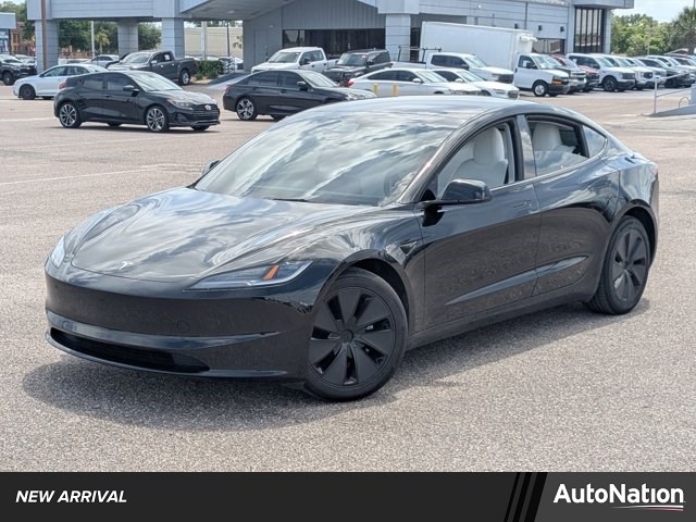 Black 2024 Tesla Model 3 Long Range AWD Sedan All-Wheel Drive Automatic