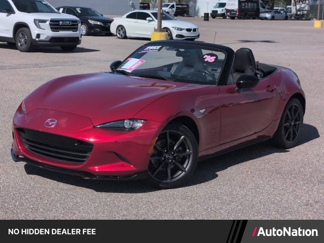 Soul Red Metallic 2016 Mazda MX-5 Miata Club Convertible Convertible Rear-Wheel Drive Automatic