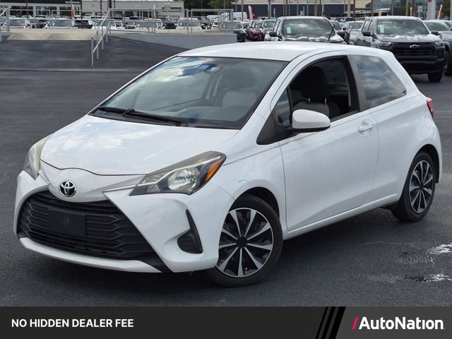 Super White 2018 Toyota Yaris Hatchback Front-Wheel Drive Automatic