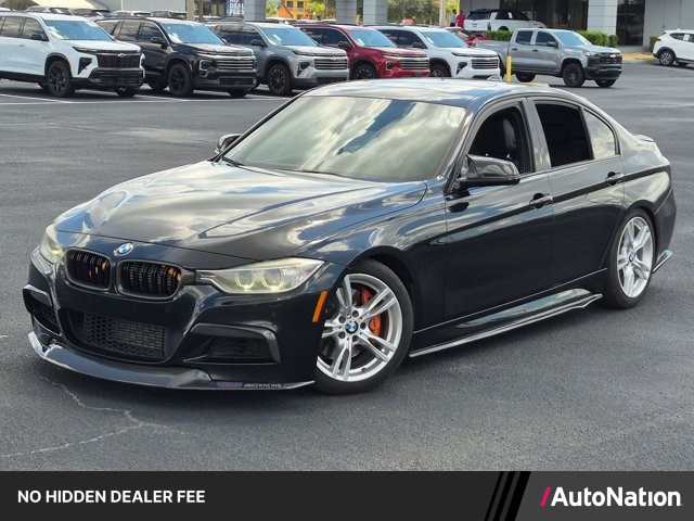Black 2014 BMW 3 Series Sedan All-Wheel Drive Automatic