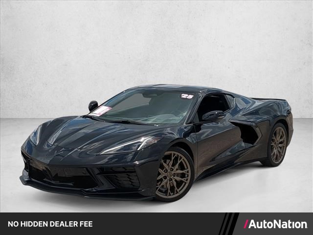 Black 2025 Chevrolet Corvette Stingray 2LT Coupe RWD Coupe Rear-Wheel Drive 8-Speed Automatic