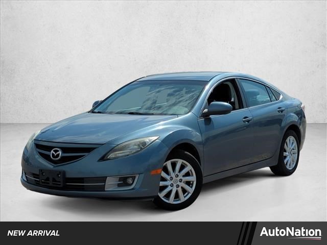 Gray (Steel Blue Mica) 2012 Mazda MAZDA6 i Touring Sedan Front-Wheel Drive Automatic