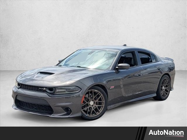 Gray (Granite Pearlcoat) 2019 Dodge Charger R/T Scat Pack RWD Sedan Rear-Wheel Drive 8-Speed Automatic