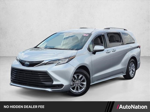 Celestial Silver Metallic 2022 Toyota Sienna Minivan All-Wheel Drive Automatic