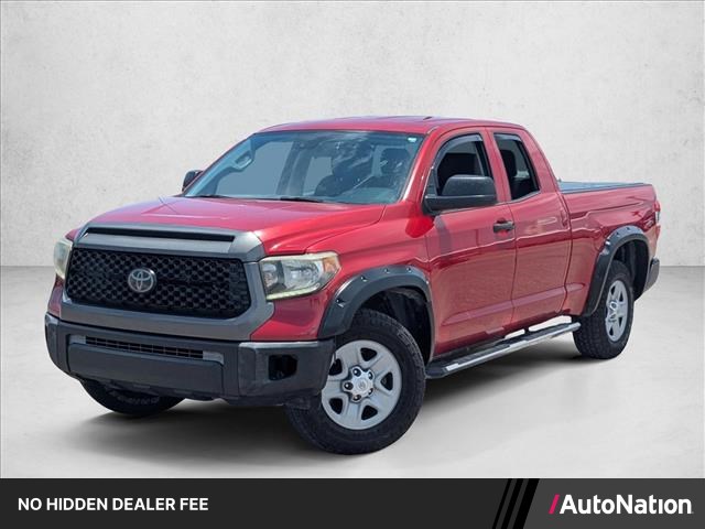 Barcelona Red Metallic 2018 Toyota Tundra SR Double Cab 4.6L Pickup Truck 4X2 Automatic