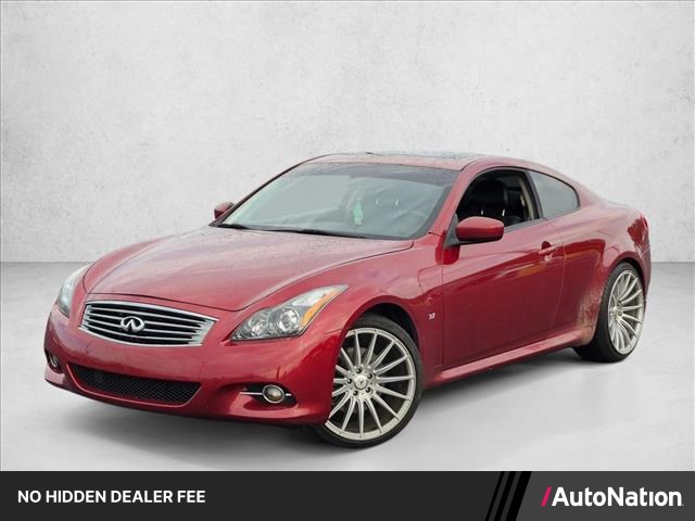 Red (Venetian Ruby) 2014 INFINITI Q60 Coupe Rear-Wheel Drive Automatic
