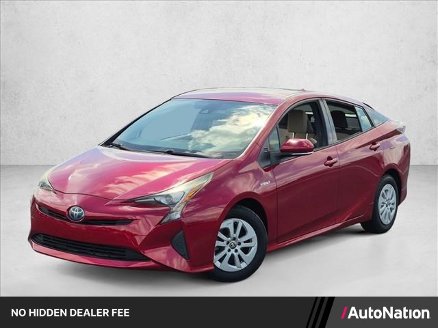 Hypersonic Red 2017 Toyota Prius Hatchback Front-Wheel Drive Automatic