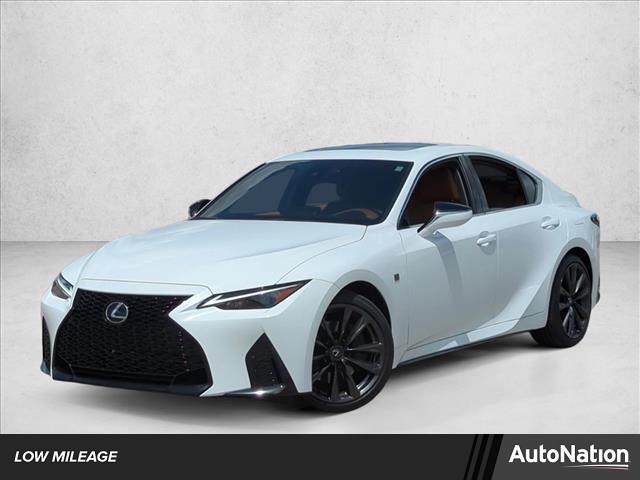 Ultra White 2025 Lexus IS 350 F Sport Design RWD Sedan Rear-Wheel Drive Automatic