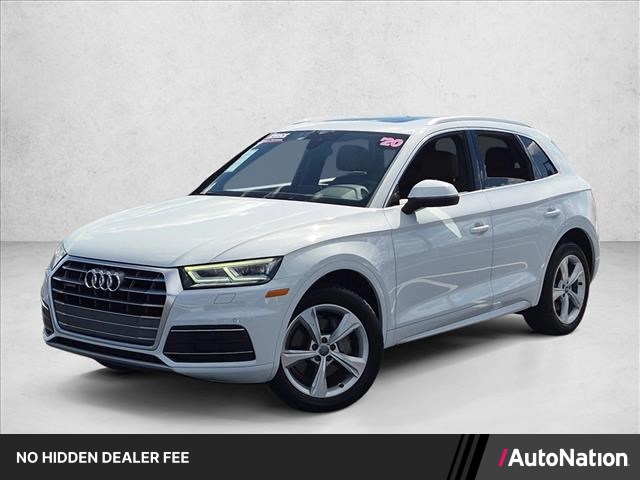 Glacier White Metallic 2020 Audi Q5 SUV / Crossover All-Wheel Drive Automatic