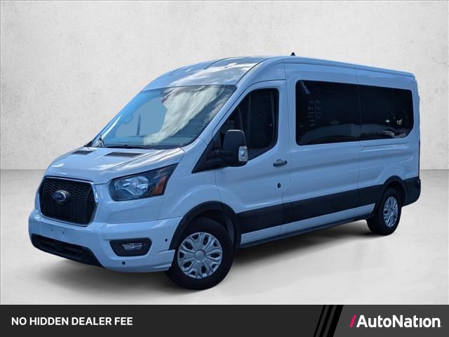 Oxford White 2024 Ford Transit Passenger Van Rear-Wheel Drive Automatic