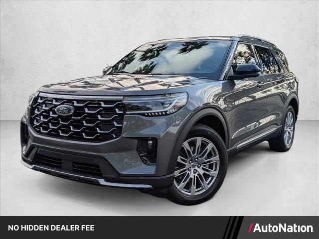 Carbonized Gray Metallic 2026 Ford Explorer SUV / Crossover Rear-Wheel Drive Automatic