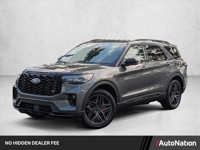 Carbonized Gray Metallic 2026 Ford Explorer SUV / Crossover Rear-Wheel Drive Automatic