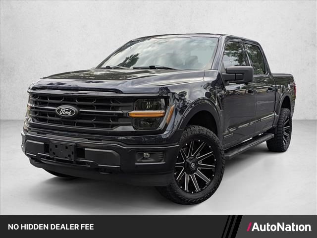 Antimatter Blue Metallic 2024 Ford F-150 Pickup Truck Four-Wheel Drive Automatic
