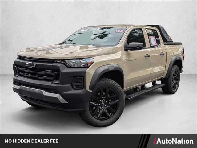 Sand Dune Metallic 2023 Chevrolet Colorado Pickup Truck Four-Wheel Drive 8-Speed Automatic