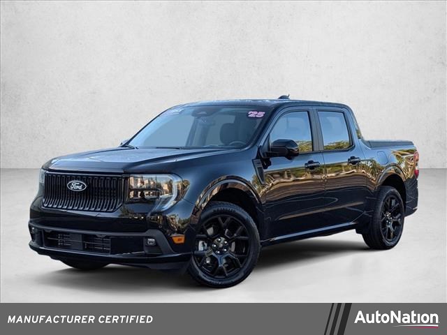 Shadow Black 2025 Ford Maverick Lobo SuperCrew AWD Pickup Truck All-Wheel Drive 7-Speed Automatic