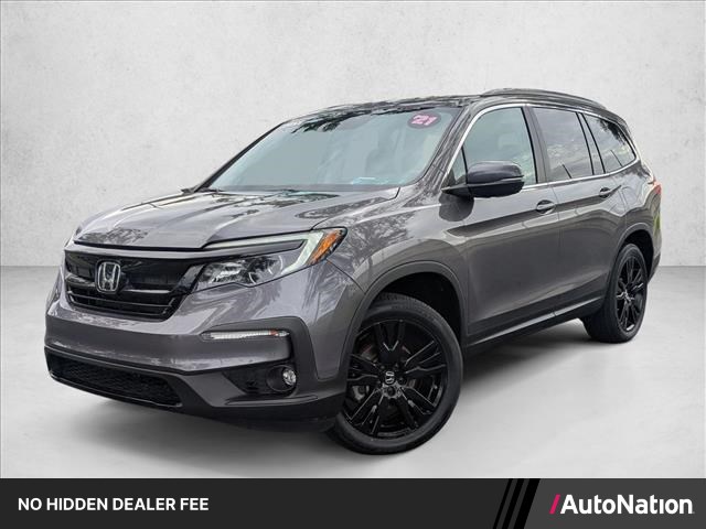 Gray (Modern Steel Metallic) 2021 Honda Pilot SUV / Crossover Front-Wheel Drive Automatic